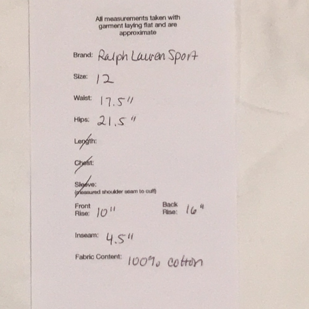 ❤️3/$25❤️ Ralph Lauren Sport | EUC Vintage Shorts 12 - Picture 6 of 7